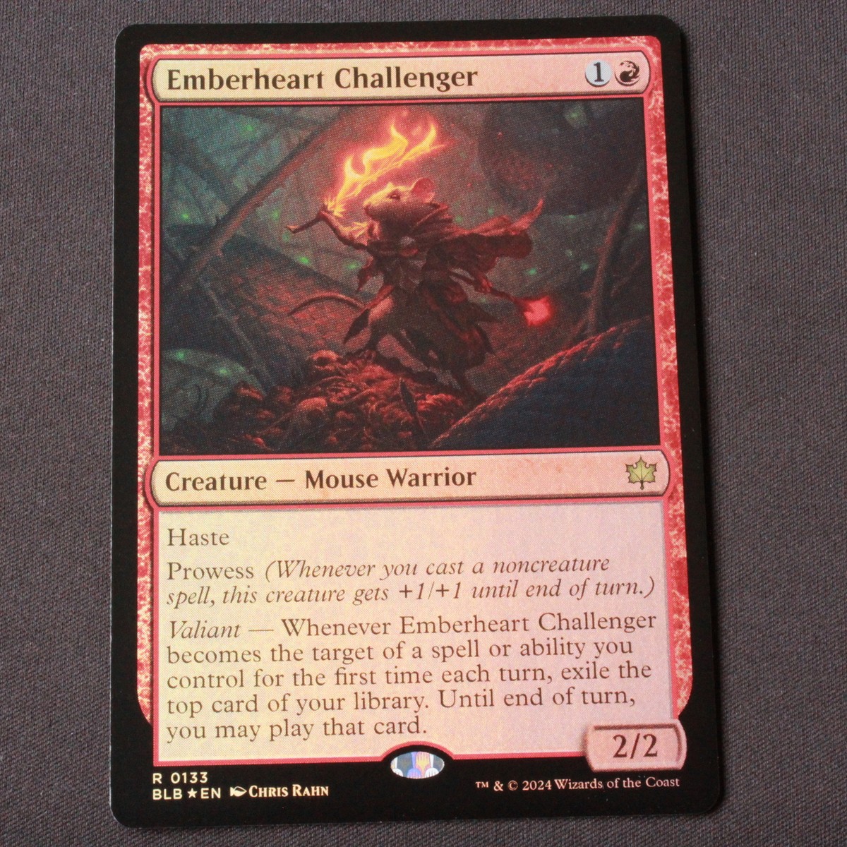 Emberheart Challenger FOIL MTG Bloomburrow Rare 133 NM | eBay