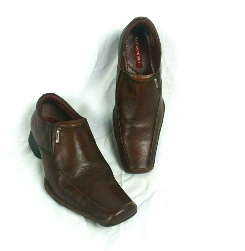 mens brown leather dress sneakers