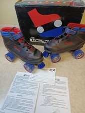 chicago Boys Sidewalk Roller Skate Black Youth Quad Skates Size 4