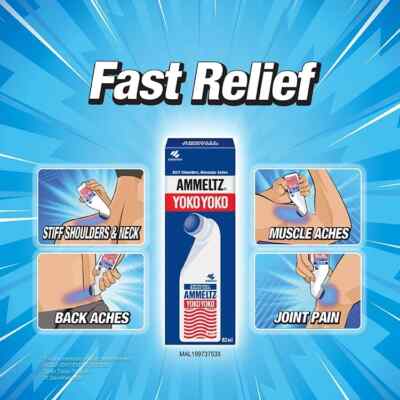 NEW AMMELTZ Yoko Yoko Less Smell Analgesic Liquid Relief Muscle