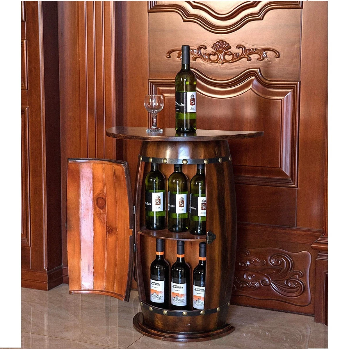 Barrel shaped on sale end tables