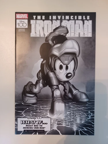 Amazing Spider-Man #27 - 1:100 B&W Disney 100  - Marvel - 2023 - NM