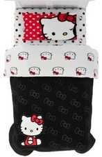 Hello Kitty "Polka Dot" Kids Reversible Bed Set - AB0CDM2YZH23, AB0CDCRBJM98