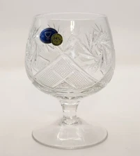 Vintage Hemah (Neman) Russian Crystal Brandy Snifter