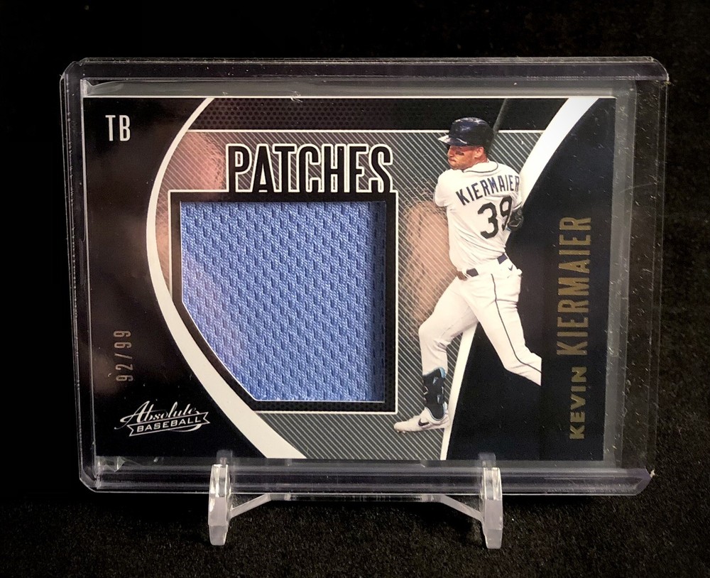 Kevin Kiermaier 2021 Absolute Patches Jersey Relic Card /99 AKP