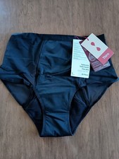 THINX Women's Black SUPER Hi-Waist Period Underwear Panty Size Large