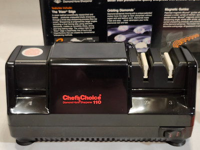 Chef's Choice Diamond Hone Electric Knife Sharpener Heavy Duty 110 Black