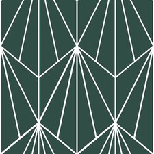 FP3926 Beryl Peel Stick Floor Tiles Green