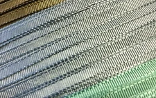 vintage grosgrain ribbon rayon 1/4 trim ruffle gather 1yd made in France