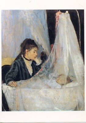 AK / POSTKARTE / MORISOT BERTHE / LE WIEGE MUSE D'ORSAY PARIS