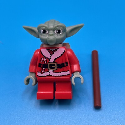 Lego Star Wars Santa Yoda w/ Backpack Minifigure 7958