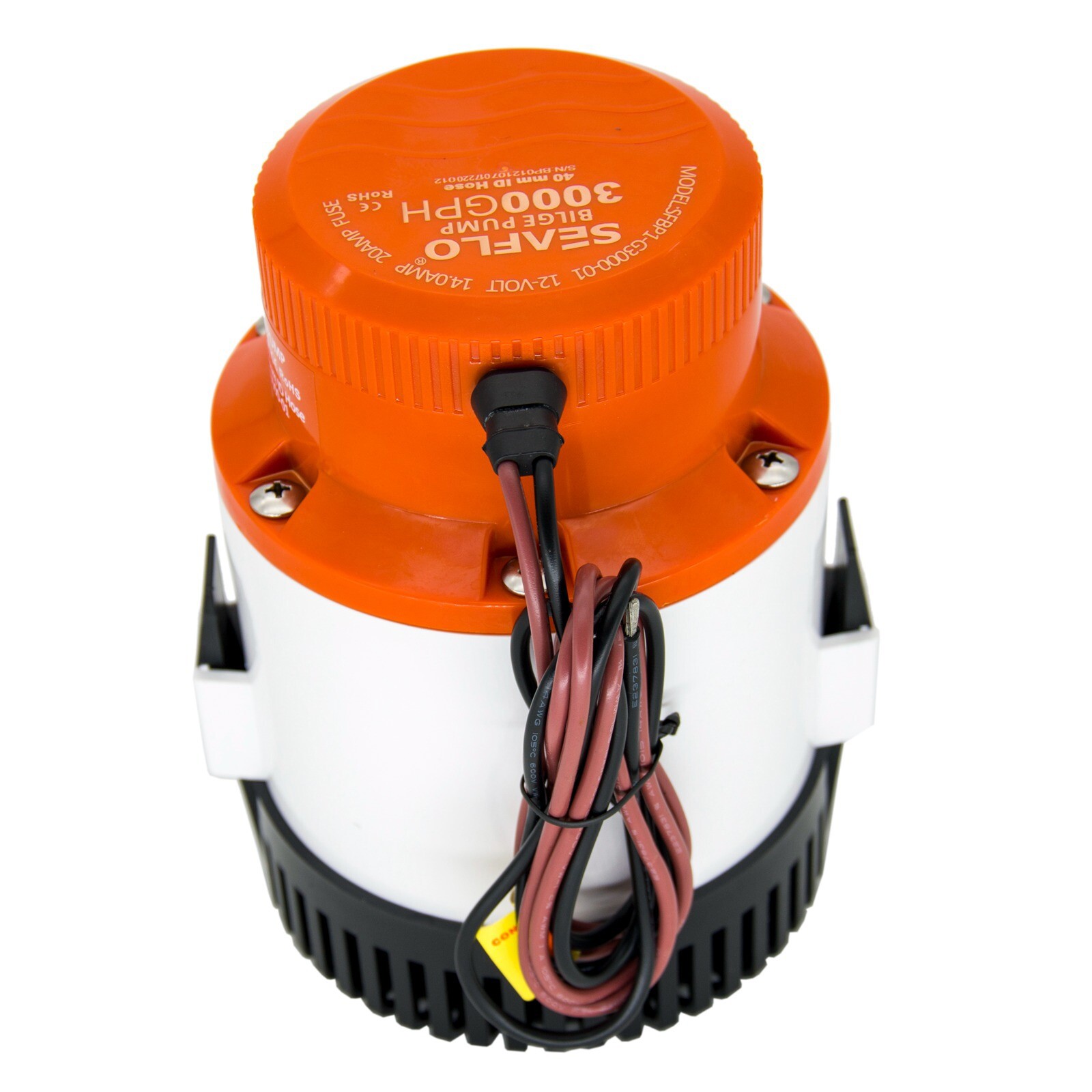 Pompe de cale SEAFLO 3000 GPH 12V pour eviter l'inondation de votre grand bateau