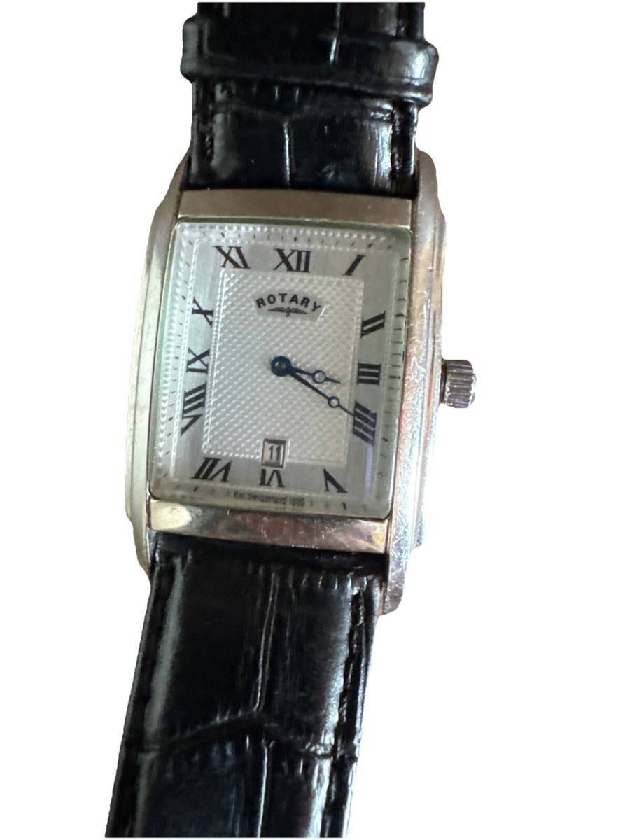 Rotary GS42829/01 Women's Watch Black Leather UK