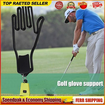 Plastic Gloves Hanger with Key Chain Gloves Stretcher Stand Golf Accessories