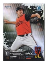 Grayson Rodriguez 2019 Bowman Baseball Chrome Scouts Top 100 #BTP-92 Orioles