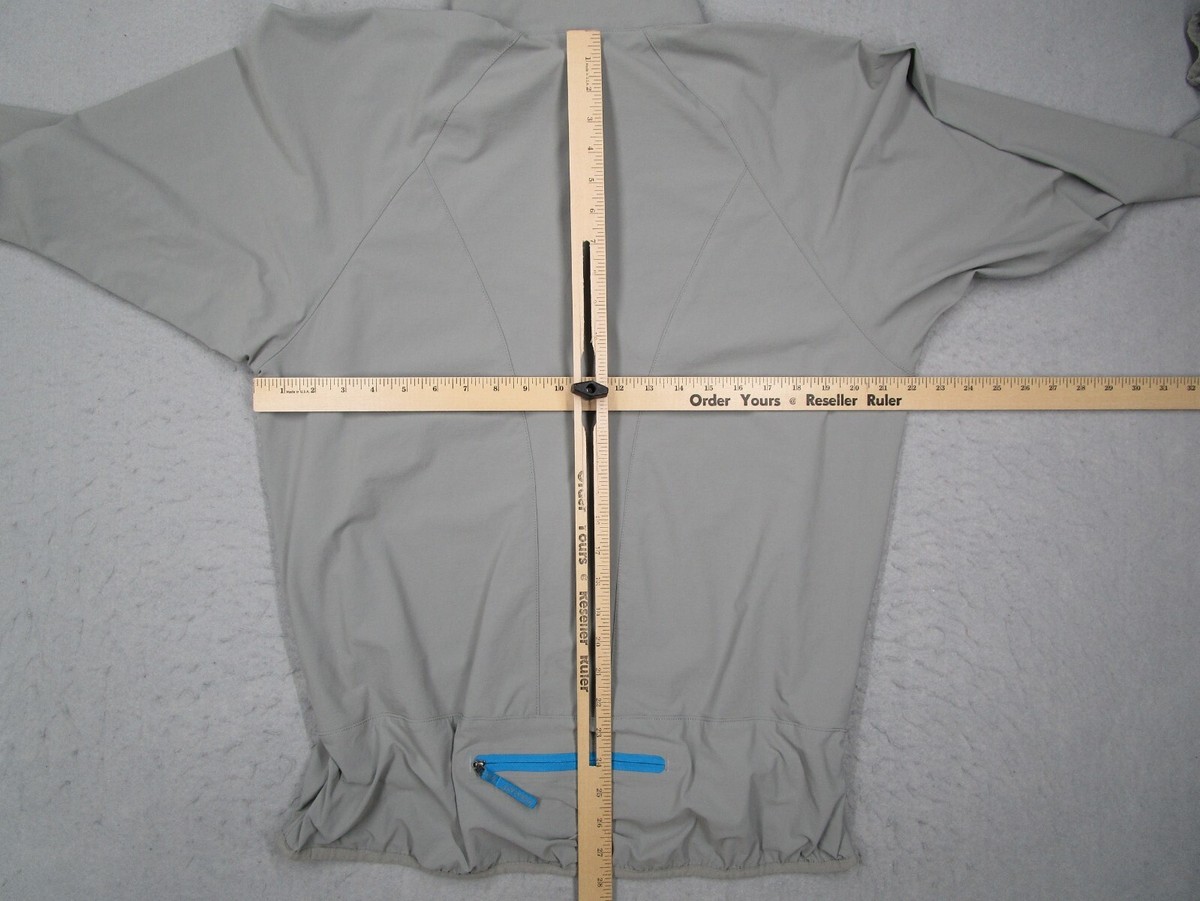 Kokatat Jacket Mens Extra Large Gray Full Zip Kayak Windbreaker