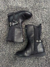 JUICY COUTURE Girl's Toddler Size 8 Black Boots Lil Beverly Hills