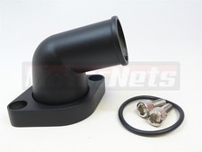 Sbc Bbc Chevy Black Aluminum 15 Swivel Water Neck Small Big Thermostat Housing