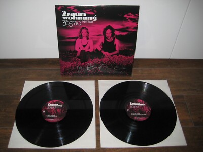 2Raumwohnung Vinyl-Doppelalbum 2x12  - 36 Grad Remixe, Schallplatte Signiert