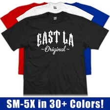 East L.A. Original Outlaw T-Shirt Born Bred Raised Straight Outta LA Tee Shirt