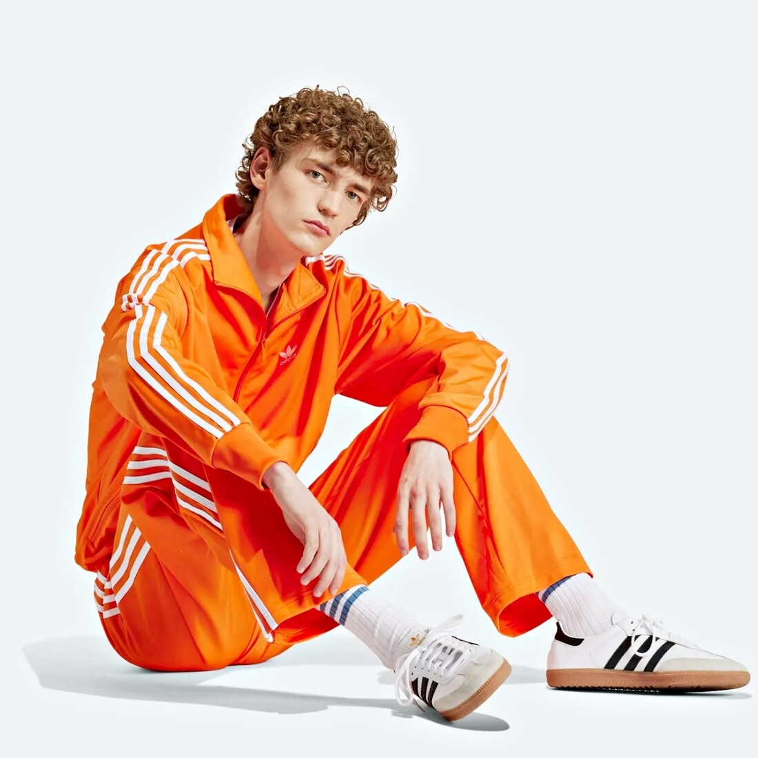 ADIDAS Men's ADICOLOR FIREBIRD TRACKTOP JACKET IR9902 Orange