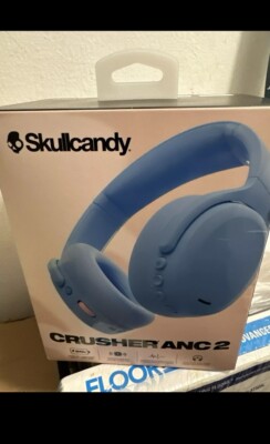 Brand New Skullcandy Crusher ANC 2 Sensory Bass Preppy Blue Wireless Free Ship
