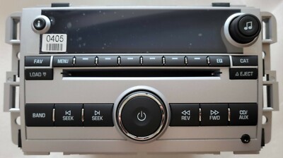 Chevy Equinox 2008 CD6 MP3 XM capable radio. OEM CD stereo. NEW factory original