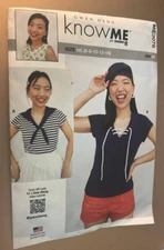 Uncut Sewing Pattern Me2078 Misses Knit Top Sz 6-14 Know Me by Mimi G New