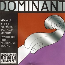 Dominant 16"-17" Viola D String - Aluminum/Perlon: Medium