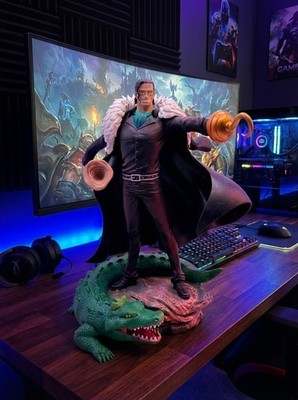 (3D Figure) Anime, One Piece  Crocodile 37cm