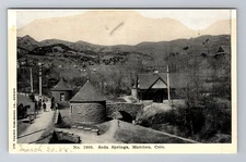 Manitou CO-Colorado, Soda Springs, Antique, Vintage Souvenir Postcard