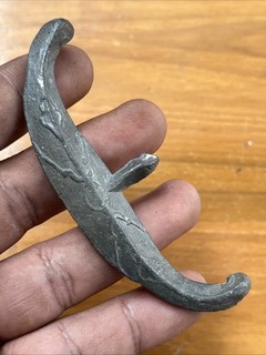1400 1800 Malaysia/Indonesia Tin Boat Canoe Ingot Money #4