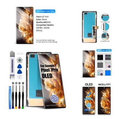 AMOLED for Google LCD Screen Replacement for Google LCD Display Touch Screen ...