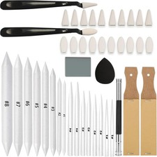 43 PCS Blending Stumps and Tortillions Paper Art Blenders Sketch Drawing Tools w