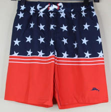 Tommy Bahama Boys Swim Shorts Trunks American Flag Size 8