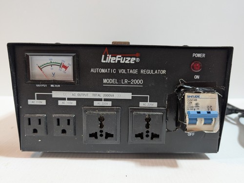 LiteFuze LR-2000 AUTOMATIC VOLTAGE REGULATOR