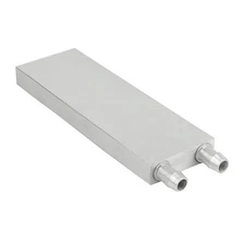 Aluminum Water Cooling Block for CPU Graphics Radiator Heatsink 40x 120(White)
