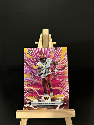 2025 Topps Resurgence Terry McLaurin /299 Magenta Surge Commanders