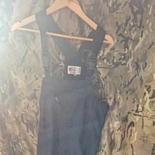 Keela Munro Pro Salopettes Black Waterproof Trousers Dual Protection Bib & Brace