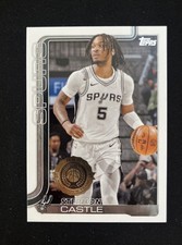 2025-26 Topps Stephon Castle #197 San Antonio Spurs