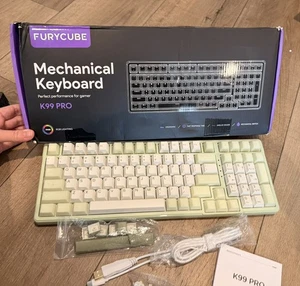 FURYCUBE K99 PRO Clavier mécanique filaire avec RGB Backlit et bloc numérique