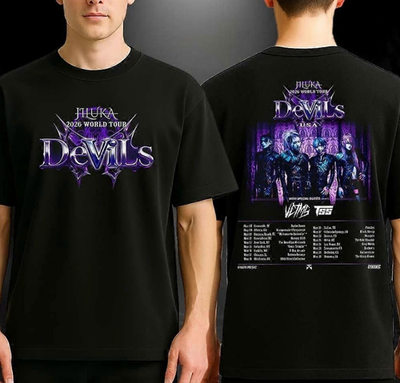 #ad JILUKA 2026 World Tour Devils USA Rock Tour Dates T shirt $19.99