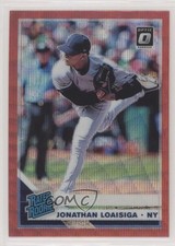 2019 Panini Donruss Optic Rated Rookies Red Wave Prizm Jonathan Loaisiga 05lp