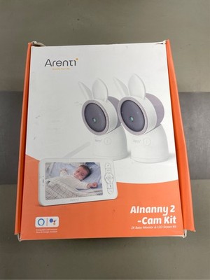 ARENTI Split-Screen Video Baby Monitor, Audio Monitor with Two 2K UHD WiFi Camer