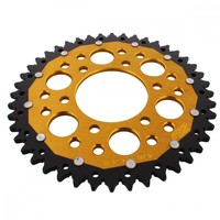 Kettenrad Alu Gold 44-ZäHne 520-Teilung FüR Kawasaki Z 800 C E-Version 2013-2015