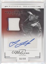 2016 National Treasures Treasure Material Signatures 56/99 Jake Lamb Auto 2p7