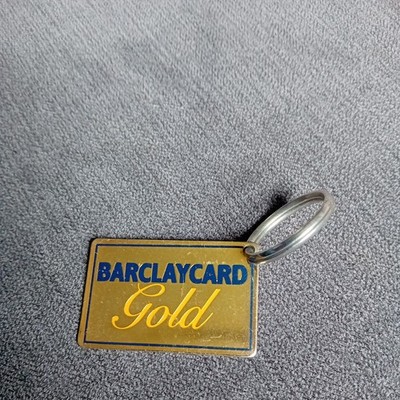 Barclaycard Schlüsselanhänger Gold Keycare REWARD Metall