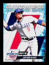 2021 Topps Opening Day #OOD-3 Javier Baez Outstanding Opening Day