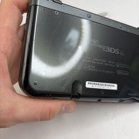 New Nintendo 3DS XL LL Black Console  - Tested! W Charger Stylus