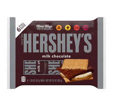 Hershey's Milk Chocolate Candy Bars, 1.55 oz 6 Count